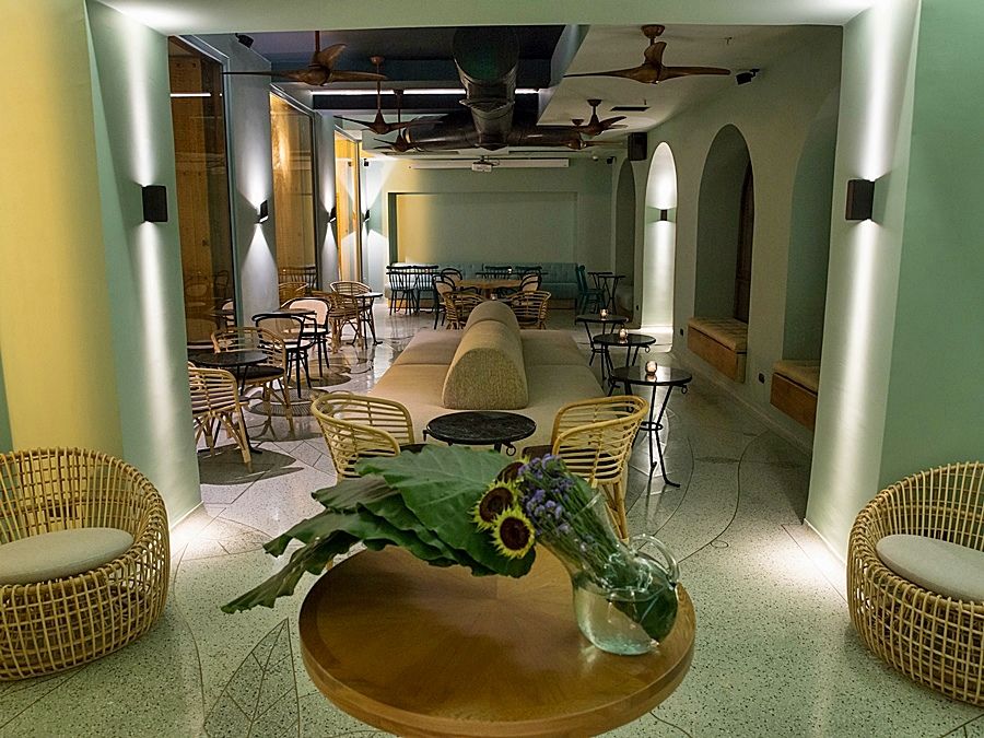 Hotel Boutique Casona Del Colegio Cartagena Exteriér fotografie The interior of the restaurant