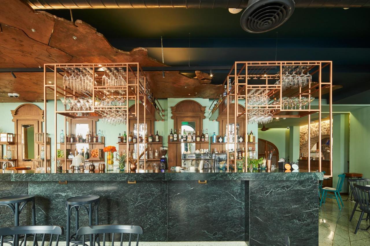 Hotel Boutique Casona Del Colegio Cartagena Exteriér fotografie The bar at the restaurant