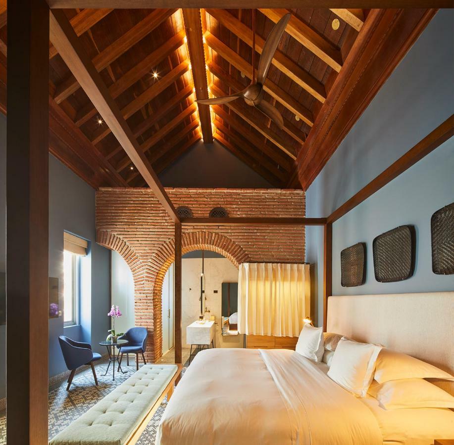Hotel Boutique Casona Del Colegio Cartagena Exteriér fotografie A bedroom at the hotel