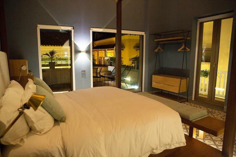 Hotel Boutique Casona Del Colegio Cartagena Exteriér fotografie A bedroom at the hotel